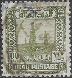 Iraq 1941 Oil Well SG 226 Fine Used