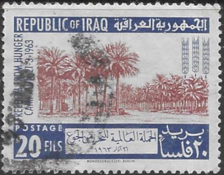 Iraq 1963 Freedom from Hunger SG 638 Fine Used