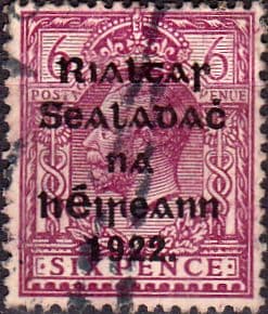 Ireland 1922 Eire Issue SG 14 George V Overprint Fine Used