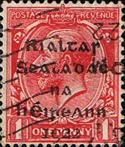 Ireland 1922 Eire Issue SG 2 George V Overprint Fine Used