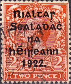 Ireland 1922 Eire Issue SG 29 George V Overprint Used