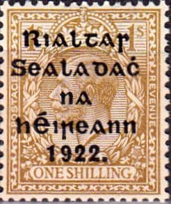 Ireland 1922 Eire Issue SG 51 George V Overprint Fine Mint