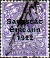 Ireland 1922 Eire Issue SG 57 George V Overprint Used