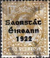 Ireland 1922 Eire Issue SG 63 George V Overprint Fine Used