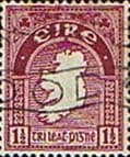 Ireland 1922 Eire Issue SG 73 Map Fine Used