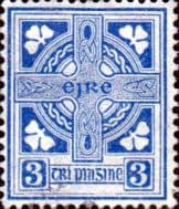 Ireland 1940 Eire Issue SG 116 Celtic Cross Fine Mint