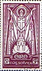 Ireland 1940 Eire Issue St Patrick SG 124 Fine Used