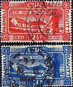Ireland 1946 Davitt and Parnell Set Fine Used