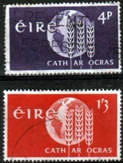 Ireland 1963 Freedom from Hunger Set Fine Used