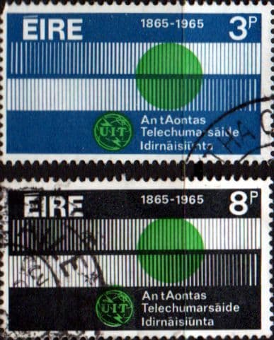 Ireland 1965 International Telecommunication Union Set Fine Used