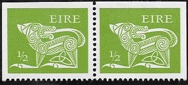 Ireland 1971 Eire Decimal Issue SG 287ab Pair Fine Mint