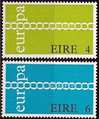 Ireland 1971 Europa Set Fine Mint