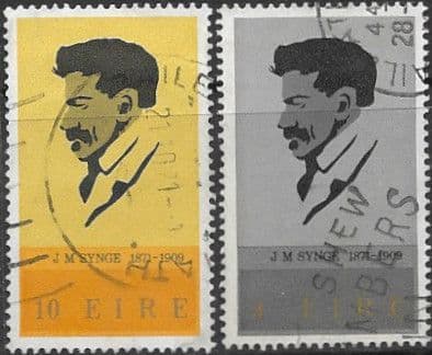 Ireland 1971 John Synge Playwrite Set Fine Used