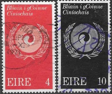 Ireland 1971 Racial Equality Year Set Fine Used
