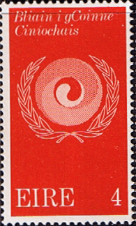 Ireland 1971 Racial Equality Year SG 307 Fine Mint