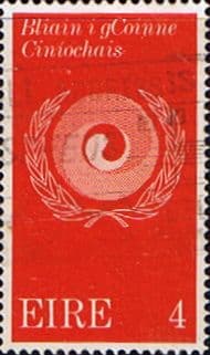 Ireland 1971 Racial Equality Year Sg 307 Fine Used