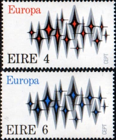 Ireland 1972 Europa Set Fine Mint