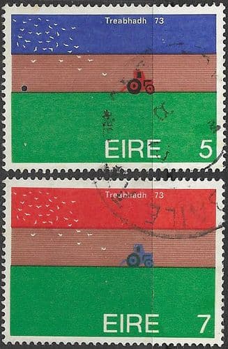 Ireland 1973 World Ploughing Championships Set Fine Used