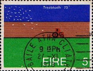 Ireland 1973 World Ploughing Championships SG 332 Fine Used