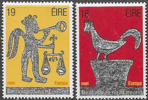 Ireland 1981 Europa Folklore Set Fine Mint