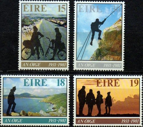 Ireland 1981 Irish Youth Hostel Association Set Fine Mint