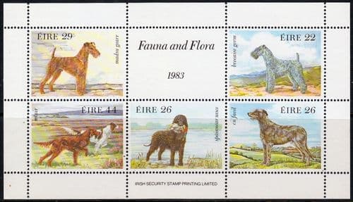 Ireland 1983 Irish Dogs Miniature Sheet Fine Mint