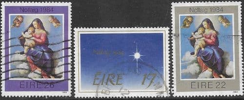 Ireland 1984 Christmas Set Fine Used