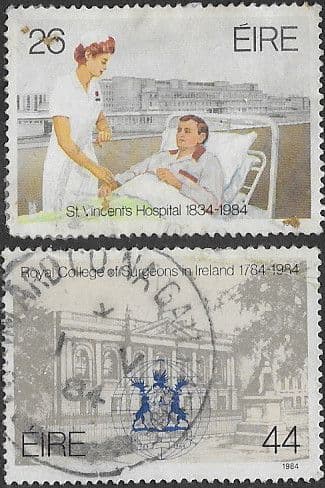 Ireland 1984 Hospital Bicentenary Set Fine Used