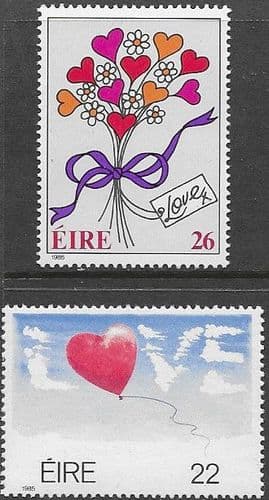 Ireland 1985 Greetings Stamps Set Fine Mint
