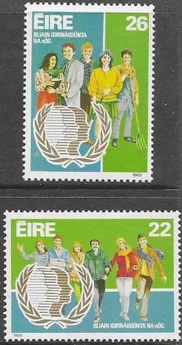 Ireland 1985 International Youth Year Set Fine Mint