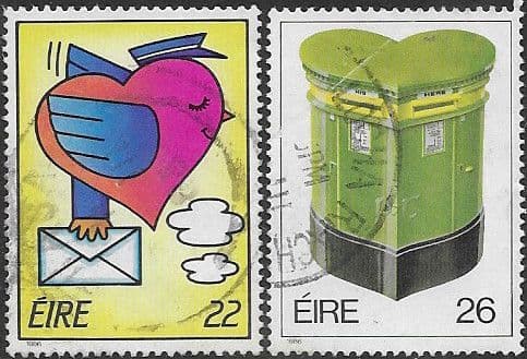 Ireland 1986 Greetings Stamps Set Fine Used