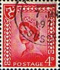 Isle of Man 1958 Queen Elizabeth SG 6 Fine Used