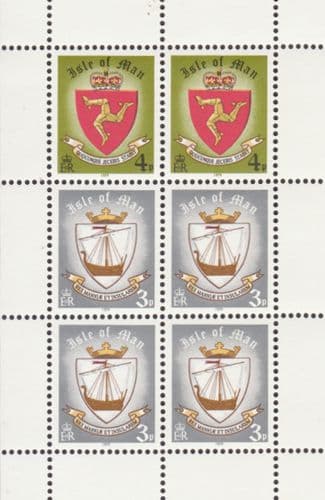 Isle of Man 1979 Millennium of Tynwald Booklet Pane SG 150a Fine Mint