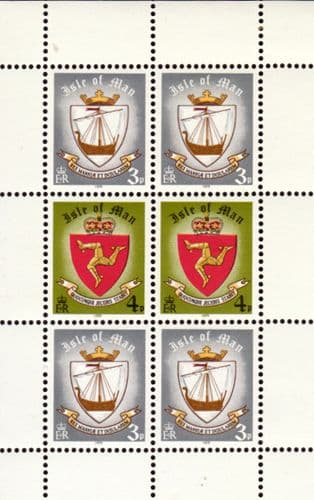 Isle of Man 1979 Millennium of Tynwald Booklet Pane SG 150ab Fine Mint