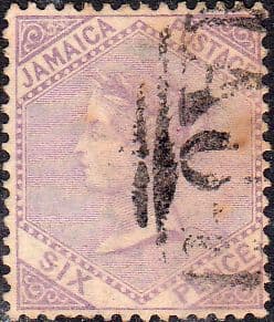 Jamaica 1870 Queen Victoria Head SG 12 Fine Used