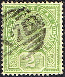 Jamaica 1889 Queen Victoria Head SG 28 Fine Used