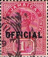 Jamaica 1890 Queen Victoria Official SG O4 Fine Used