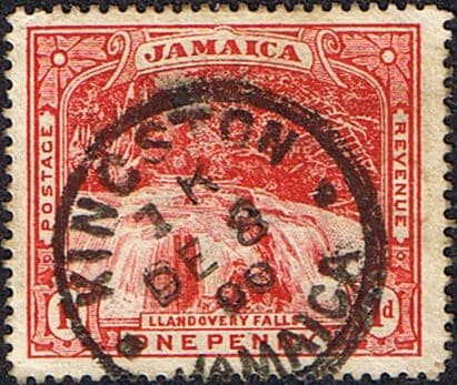 Jamaica 1900 Llandovery Waterfalls SG 31 Fine Used