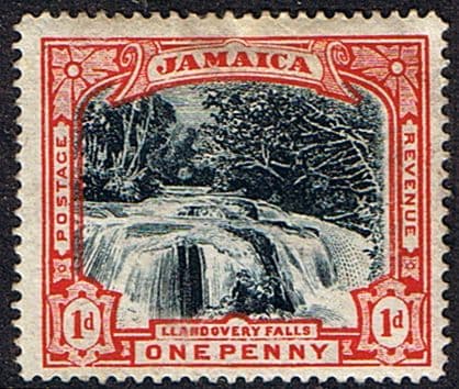 Jamaica 1900 Llandovery Watterfalls SG 32 Fine Mint