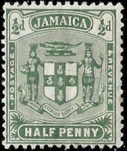 Jamaica 1905 Coat of Arms SG 38c Fine Mint