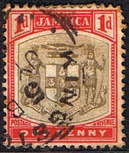 Jamaica 1905 Coat of Arms SG 39 Fine Used