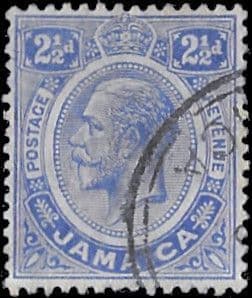 Jamaica 1912 Kings George V Head SG 61 Fine Used