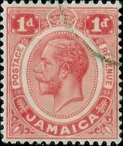 Jamaica 1912 SG 58a Kings George V Head Fine Used