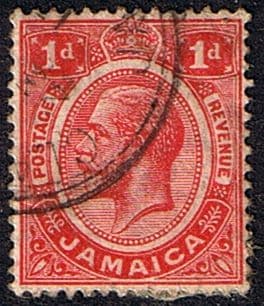 Jamaica 1912 SG 58a Kings George V Head Fine Used