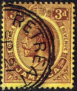 Jamaica 1912 SG 62 Kings George V Head Fine Used