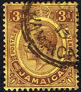 Jamaica 1912 SG 62a Kings George V Head Fine Used