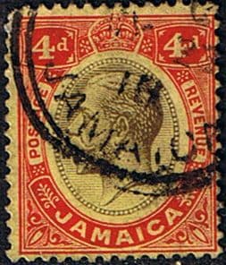 Jamaica 1912 SG 63 Kings George V Head Fine Used