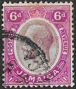 Jamaica 1912 SG 64b Kings George V Head Fine Used