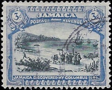 Jamaica 1919 SG 83 Discovery by Columbus Fine Used