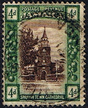 Jamaica 1919 SG 84 Spanish Town Cathedral Fine Used